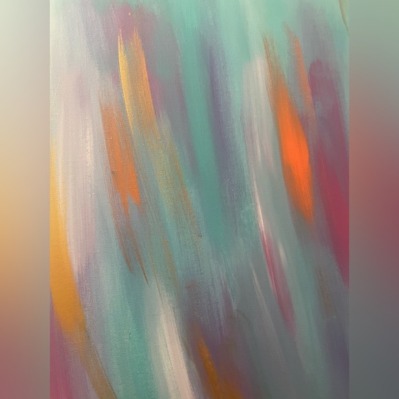 Abstract Acrylic Painting - 18” x 23.5” - Picture 4 of 4